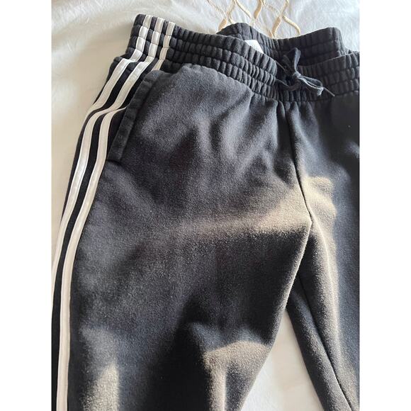 Adidas 3 Stripes Drawstring Waist Jogger Sweatpants - Picture 7 of 14